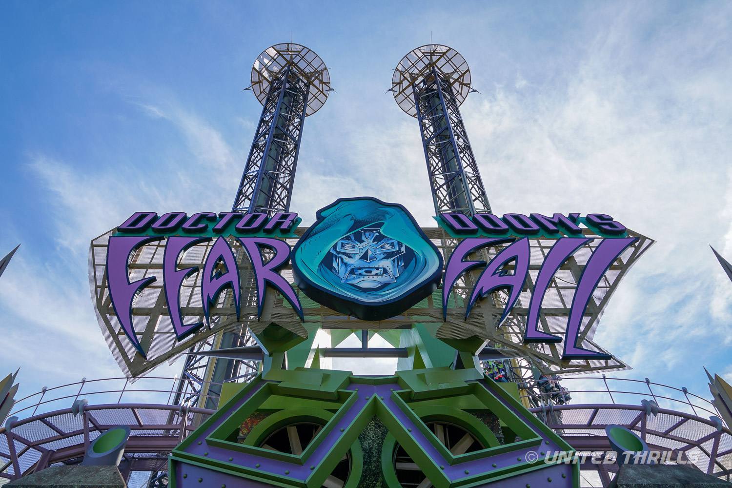 Doctor Doom's Fearfall at Universal's Islands of Adventure | United Thrills