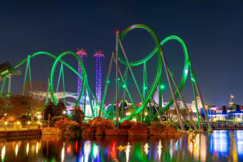 The-Incredible-Hulk-Coaster-at-Night-2019-One